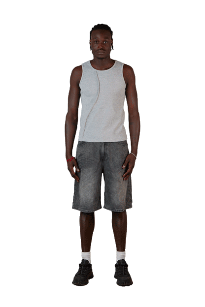 After Life Grey Tank Top