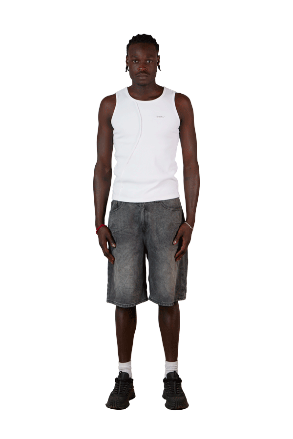 After Life White Tank Top