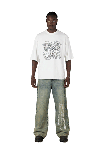 White Satelite Tee