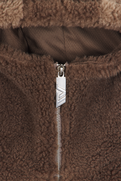 Mud Brown Fleece Jacket