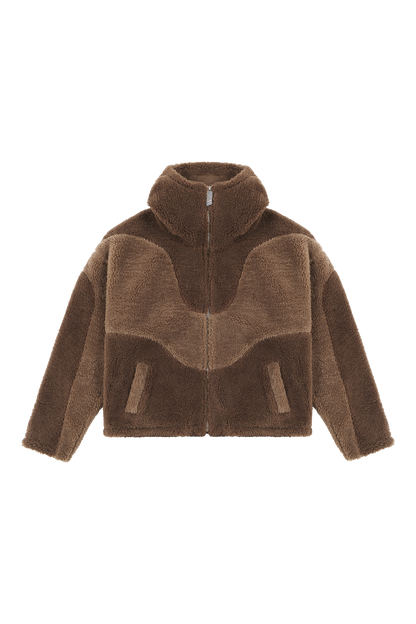 Mud Brown Fleece Jacket