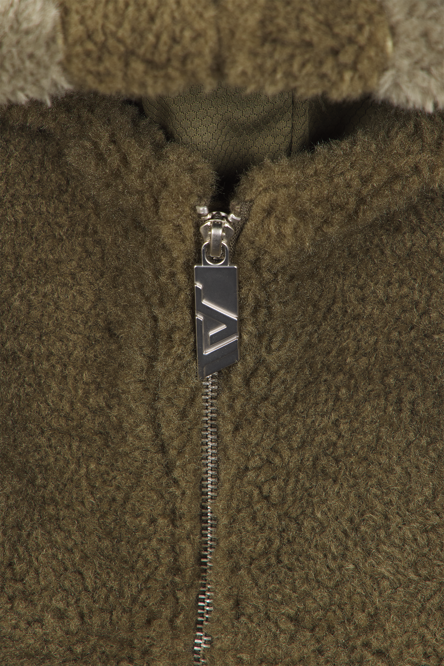 Burnt Olive Fleece Jacket