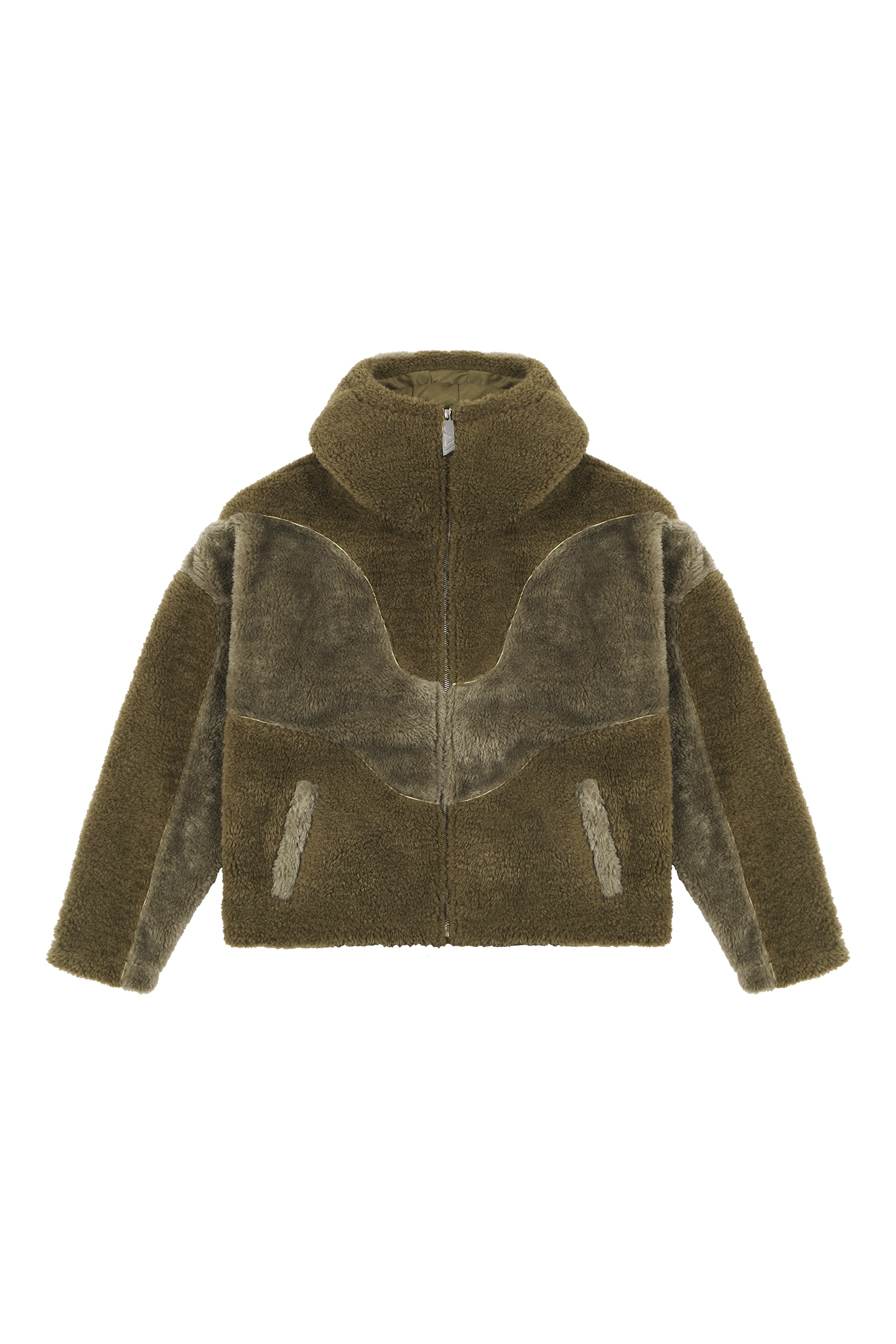 Burnt Olive Fleece Jacket