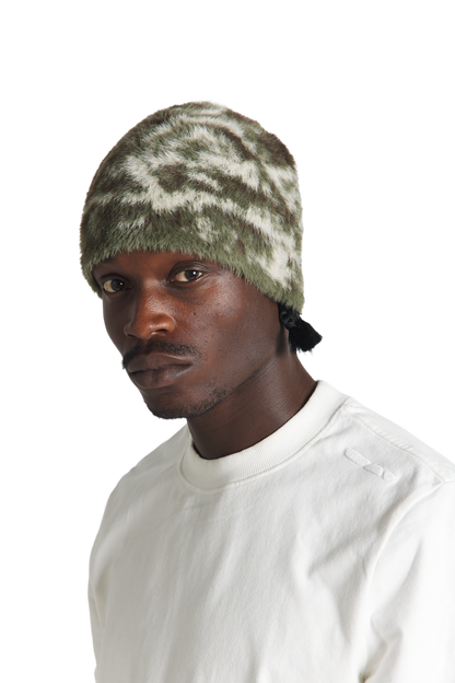 Fuzzy Beanie Green