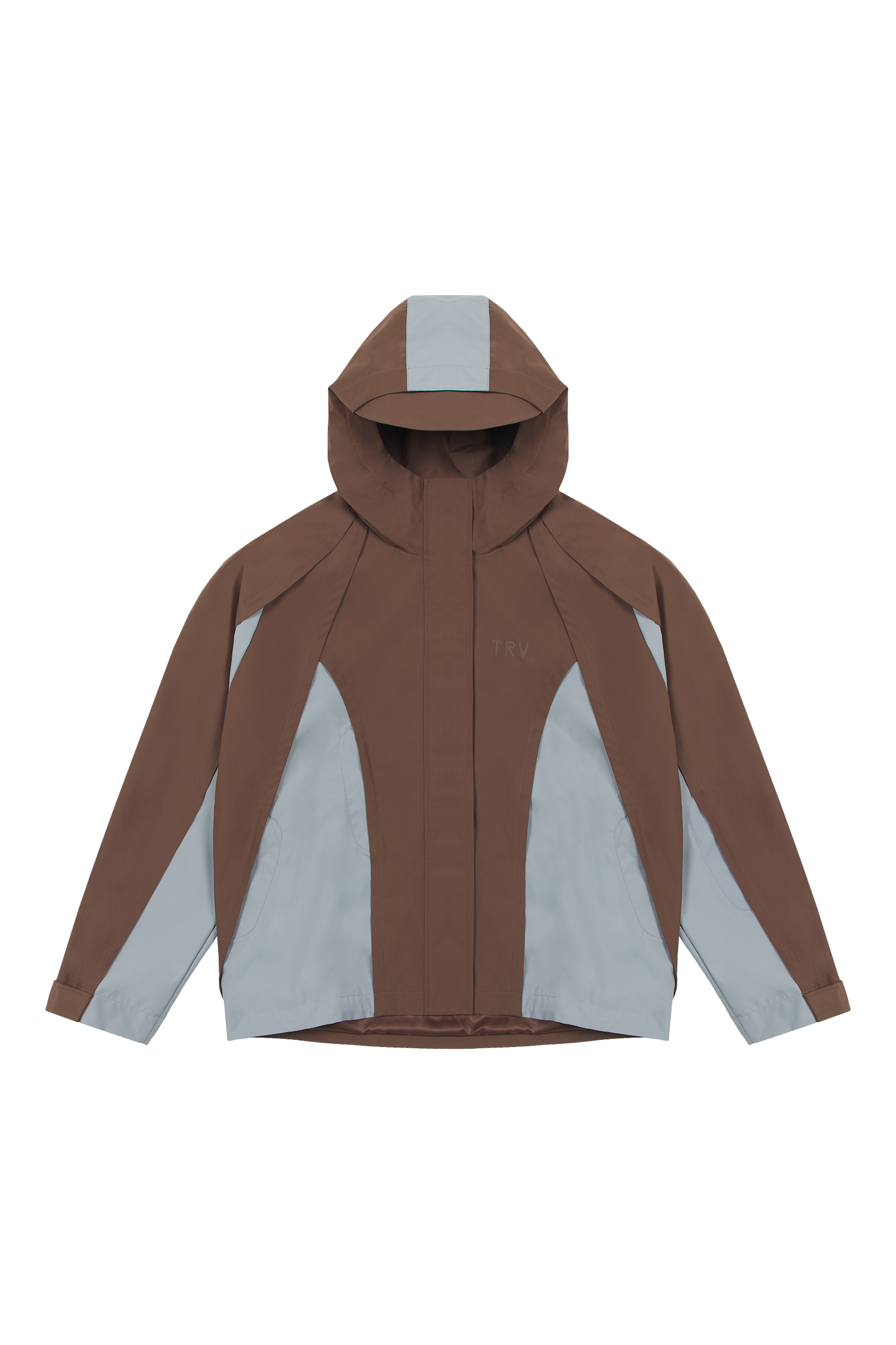 Gillie Rain Jacket Brown Blue