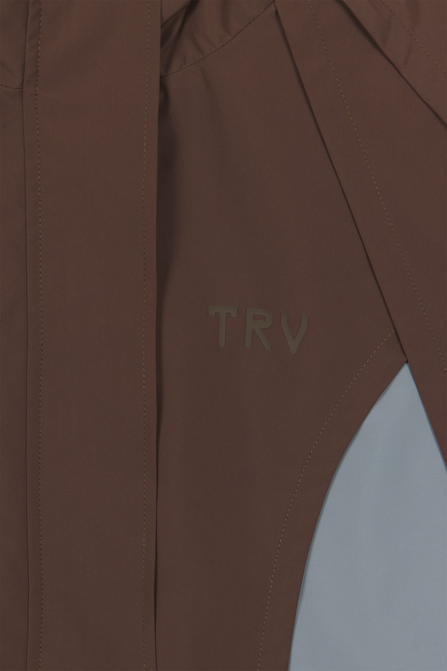 Gillie Rain Jacket Brown Blue