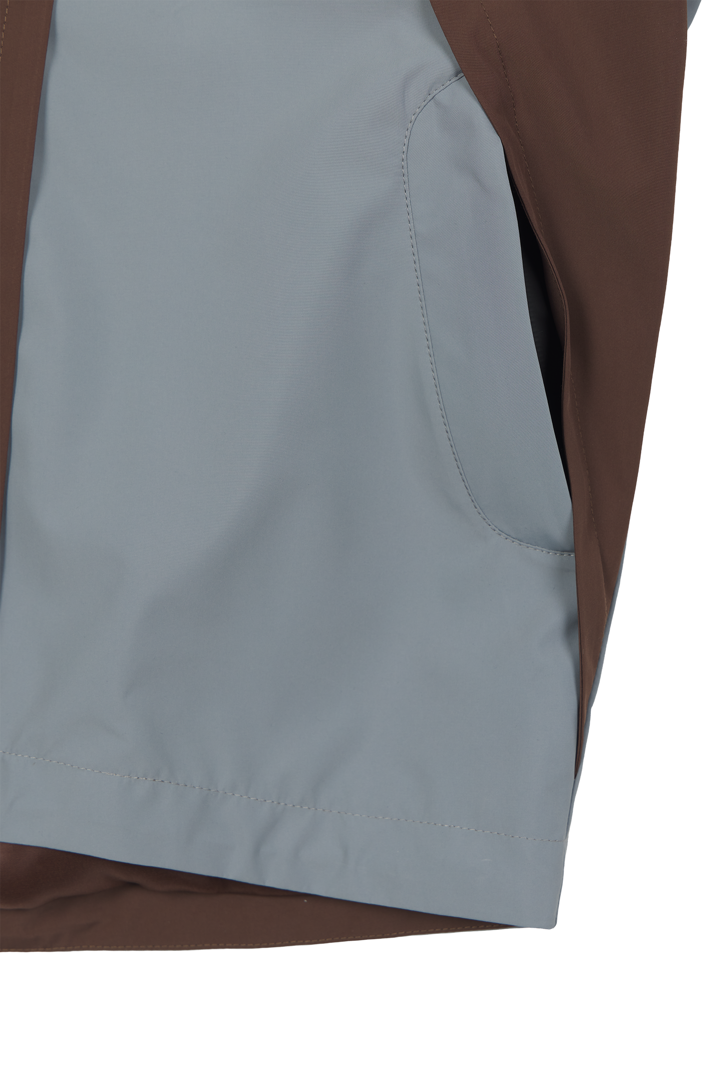 Gillie Rain Jacket Brown Blue