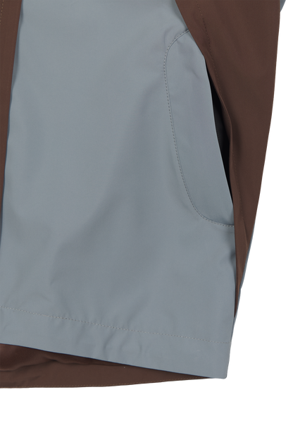 Gillie Rain Jacket Brown Blue