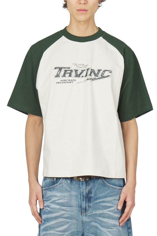 Green Raglan Tee