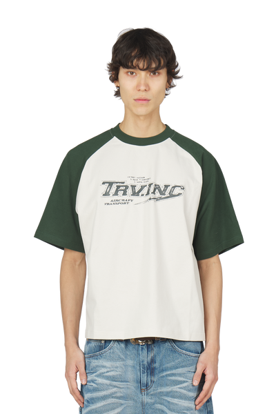 Green Raglan Tee – Trendt Vision