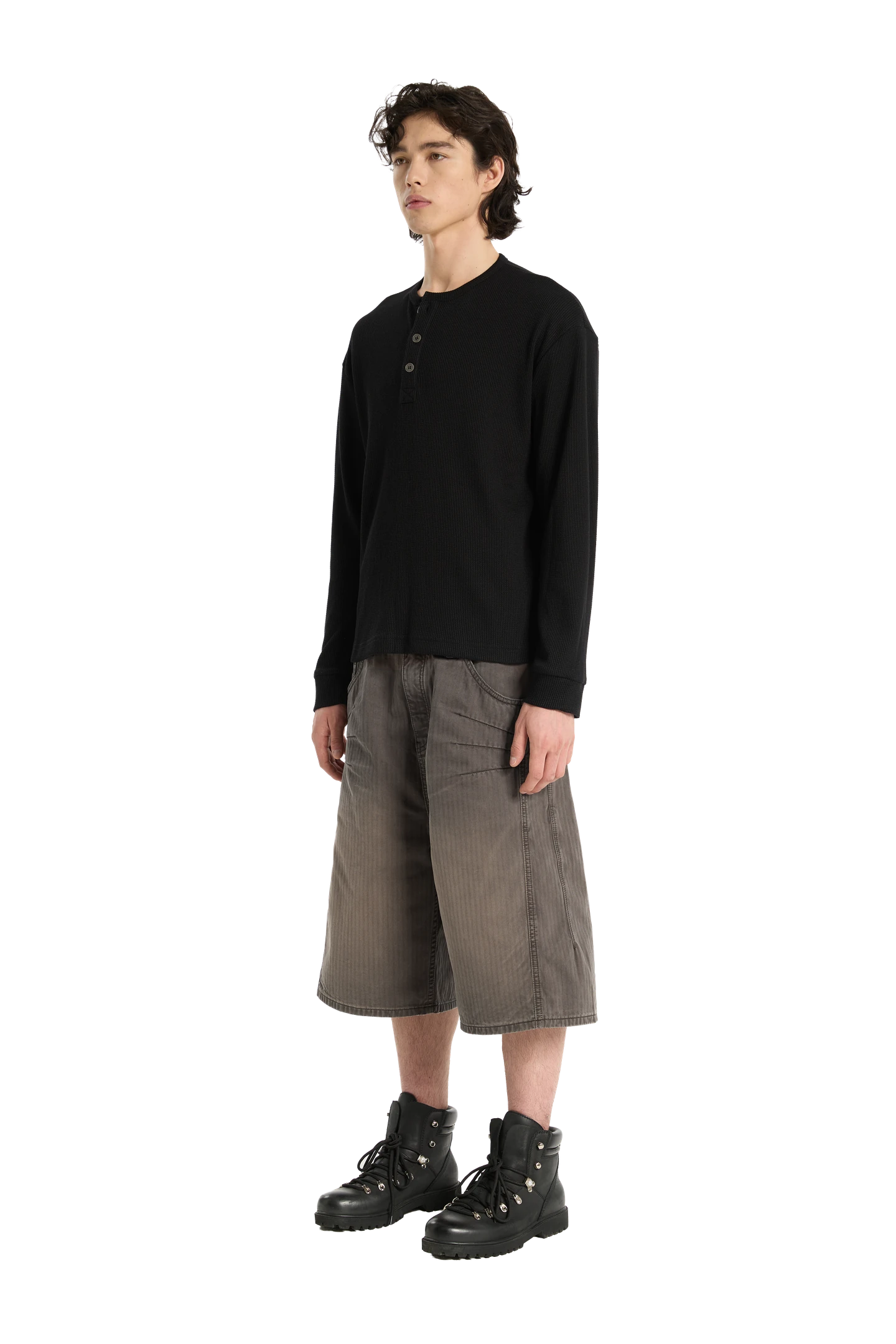 Henley Shirt Black