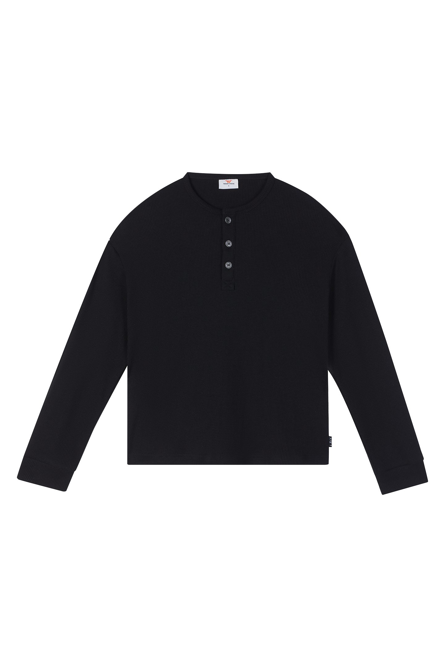 Henley Shirt Black – Trendt Vision