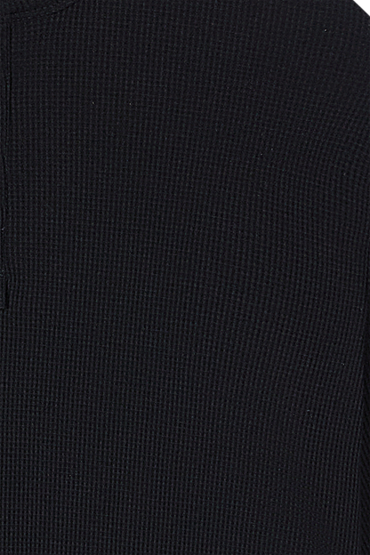 Henley Shirt Black
