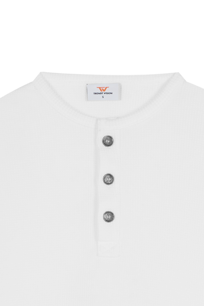Henley Shirt White