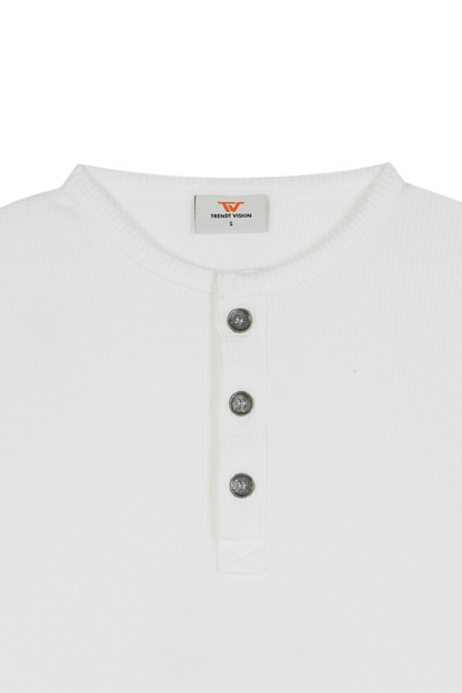 Henley Shirt White
