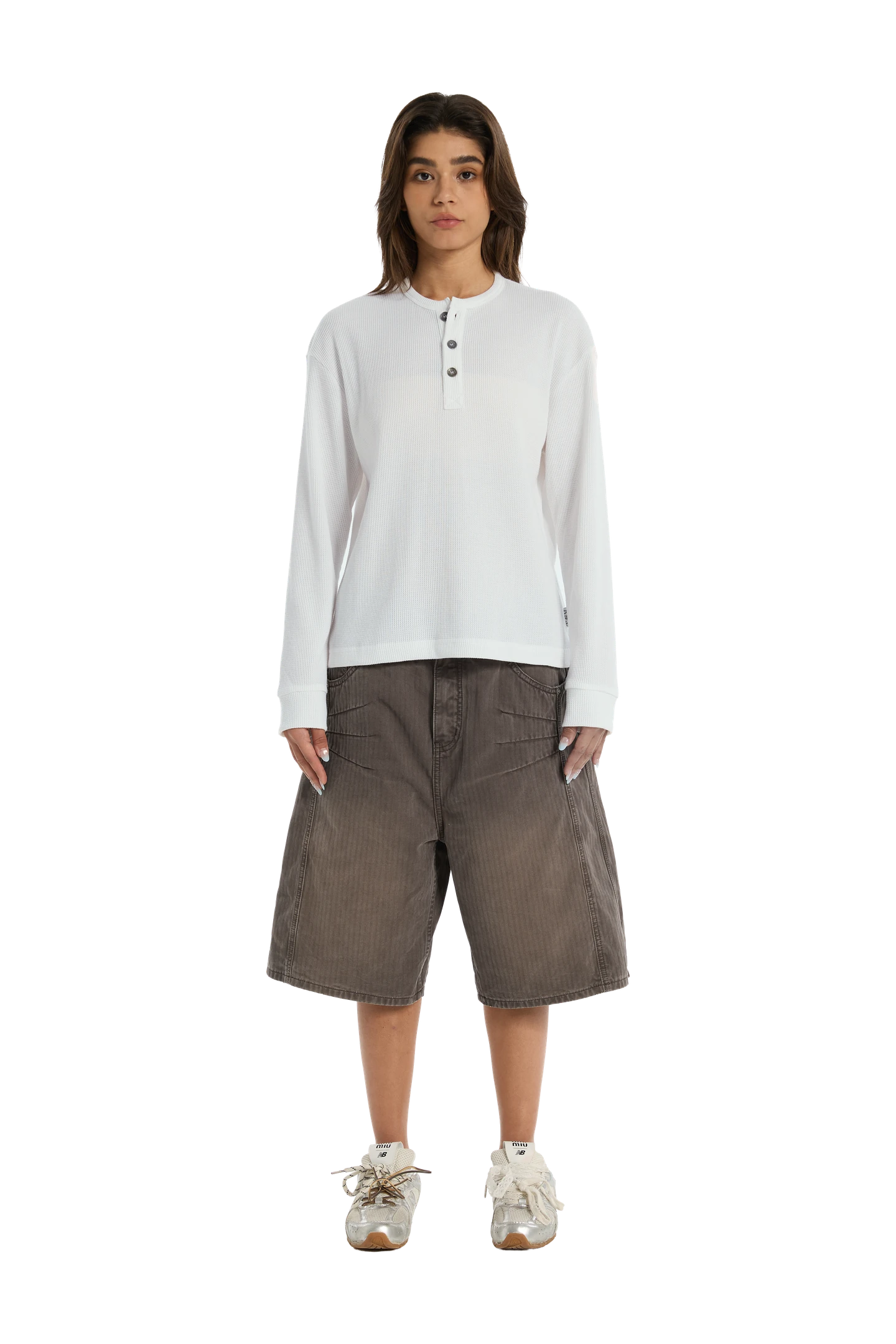 Henley Shirt White