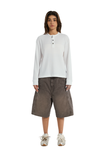 Henley Shirt White