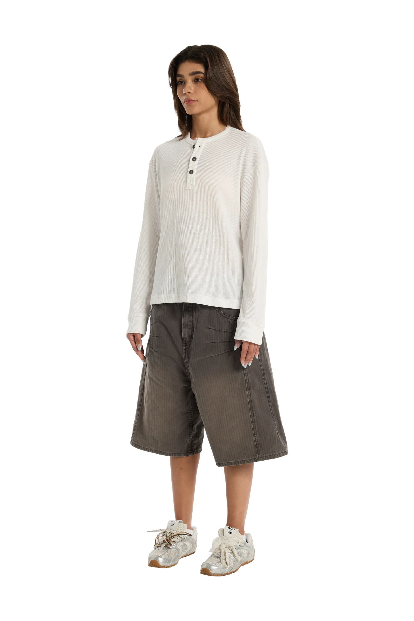 Henley Shirt White