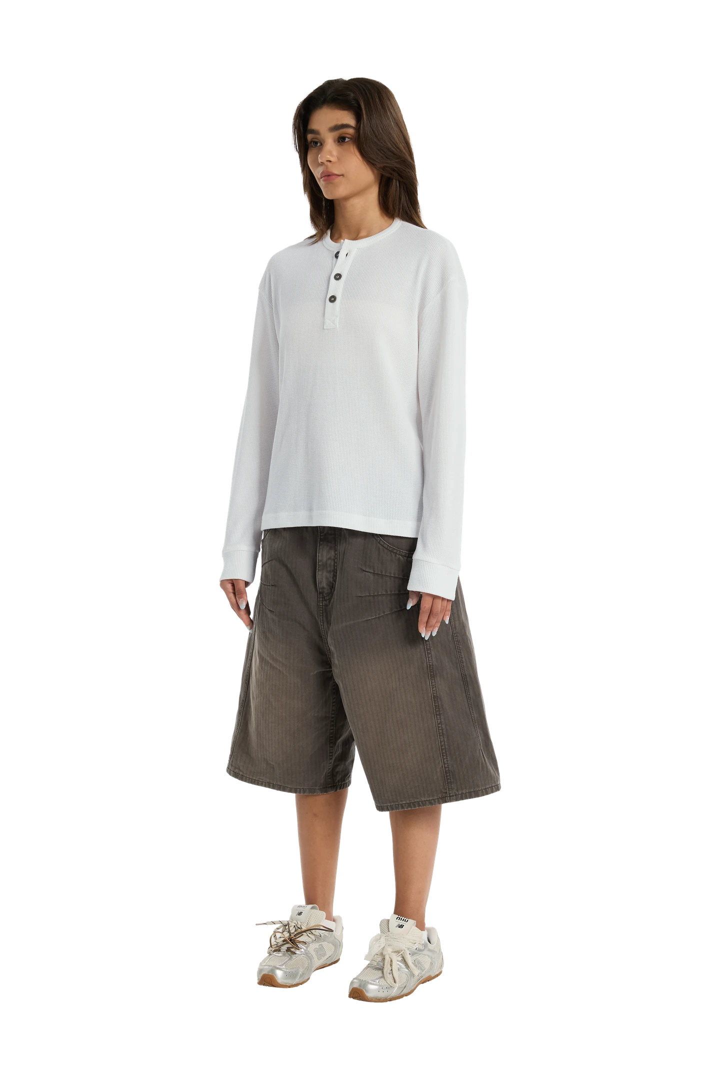 Henley Shirt White