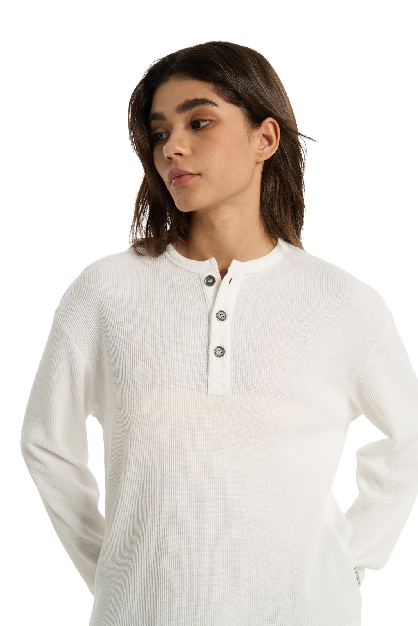 Henley Shirt White