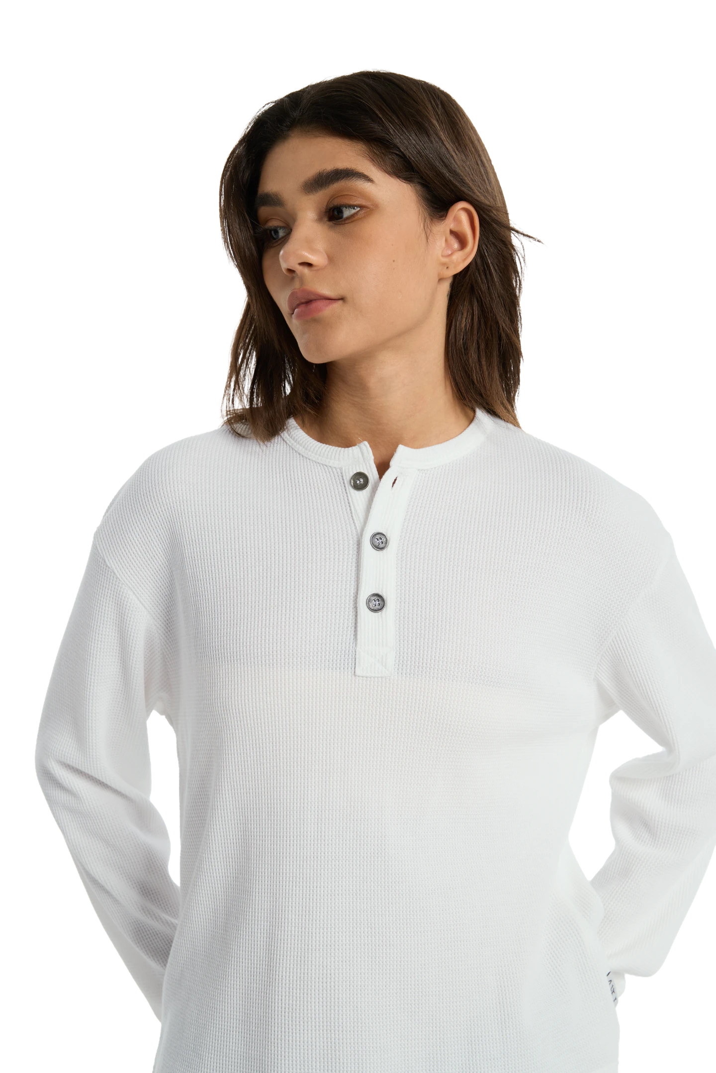 Henley Shirt White