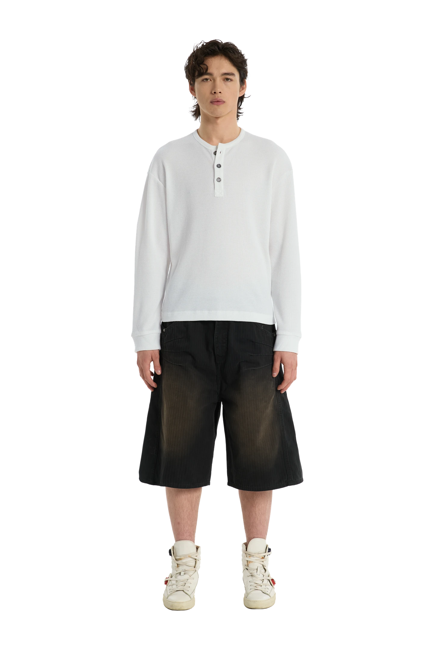 Henley Shirt White