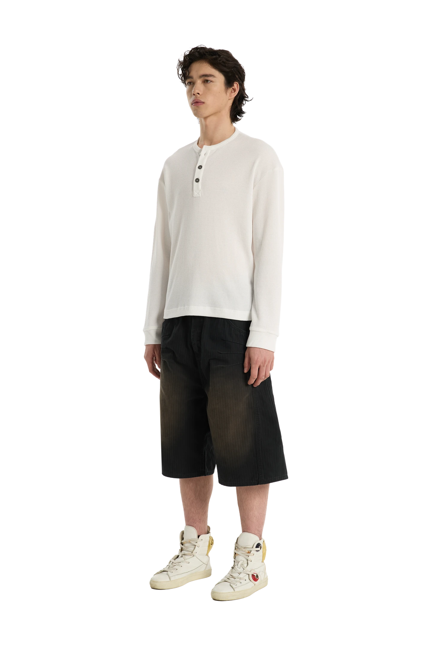 Henley Shirt White
