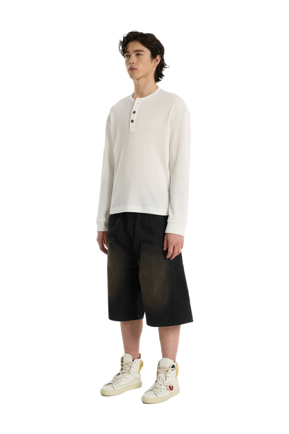 Henley Shirt White