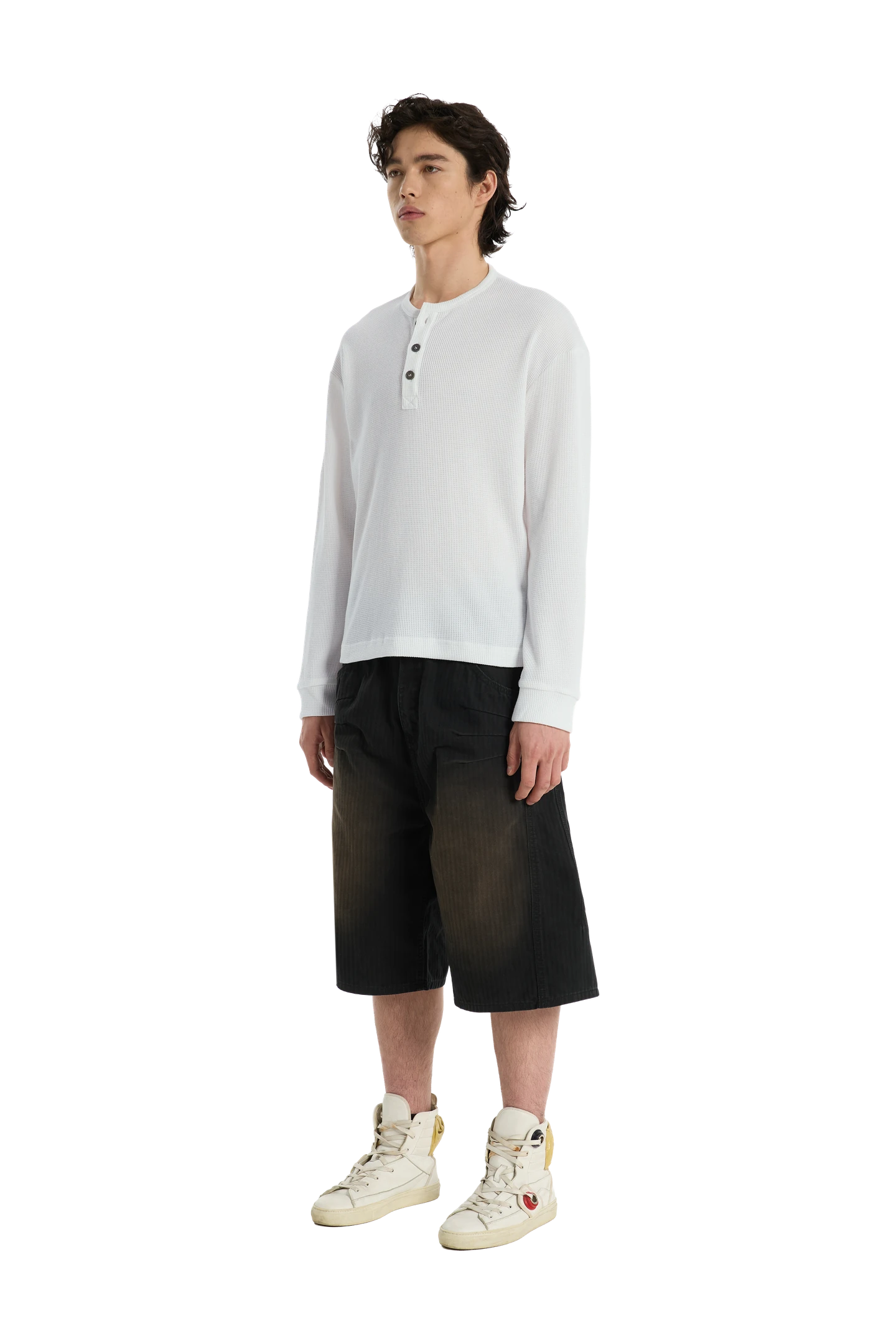 Henley Shirt White