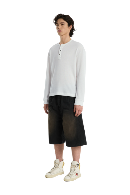 Henley Shirt White