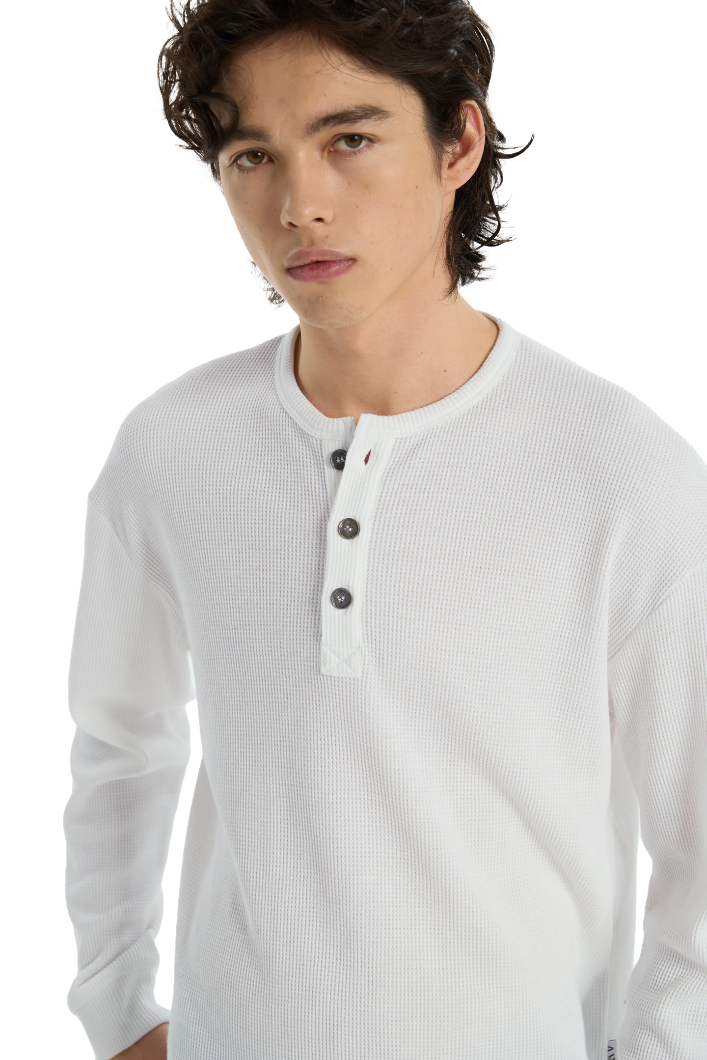 Henley Shirt White