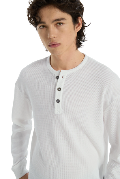Henley Shirt White