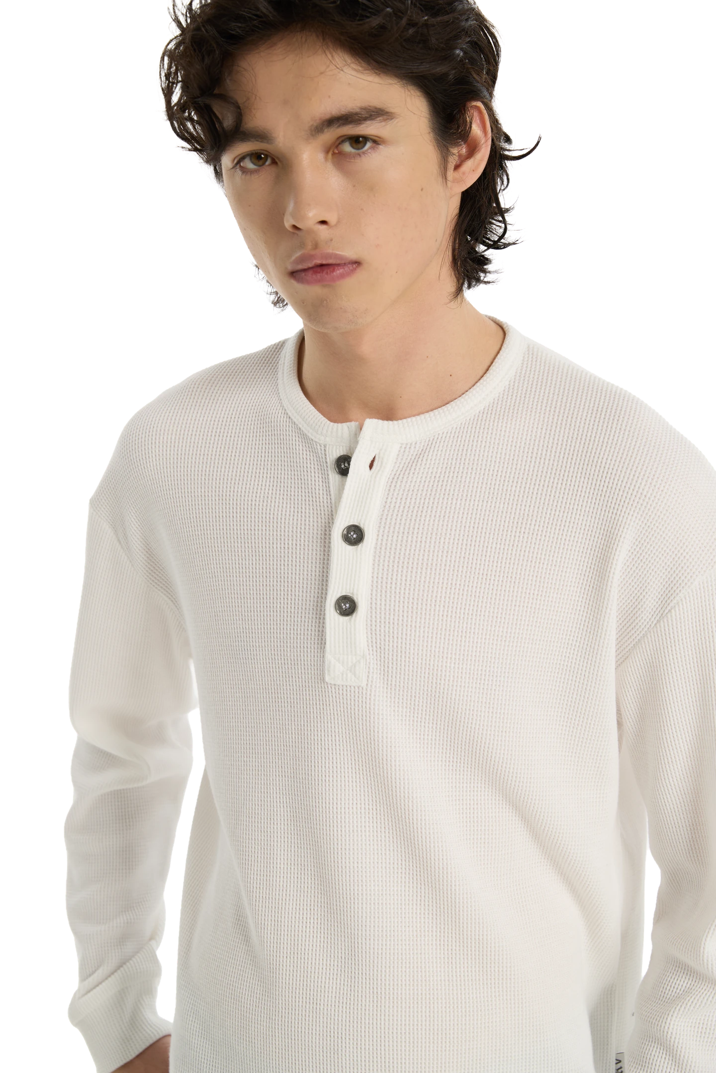 Henley Shirt White
