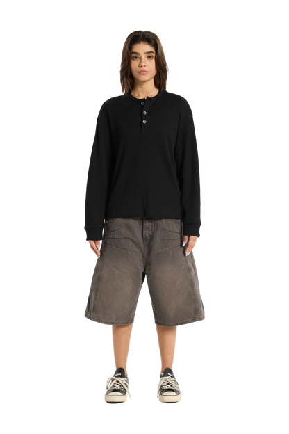 Henley Shirt Black