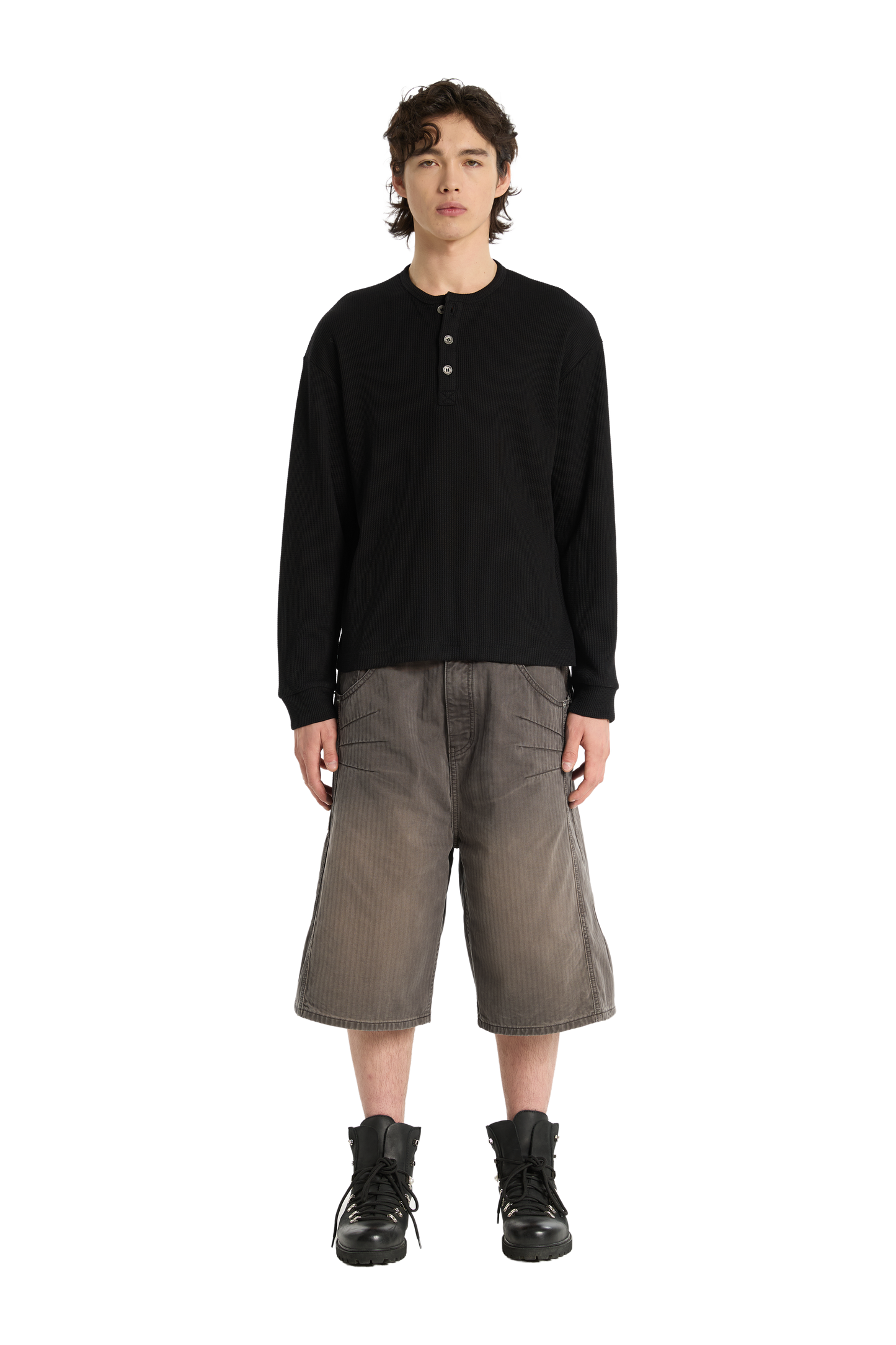 Henley Shirt Black