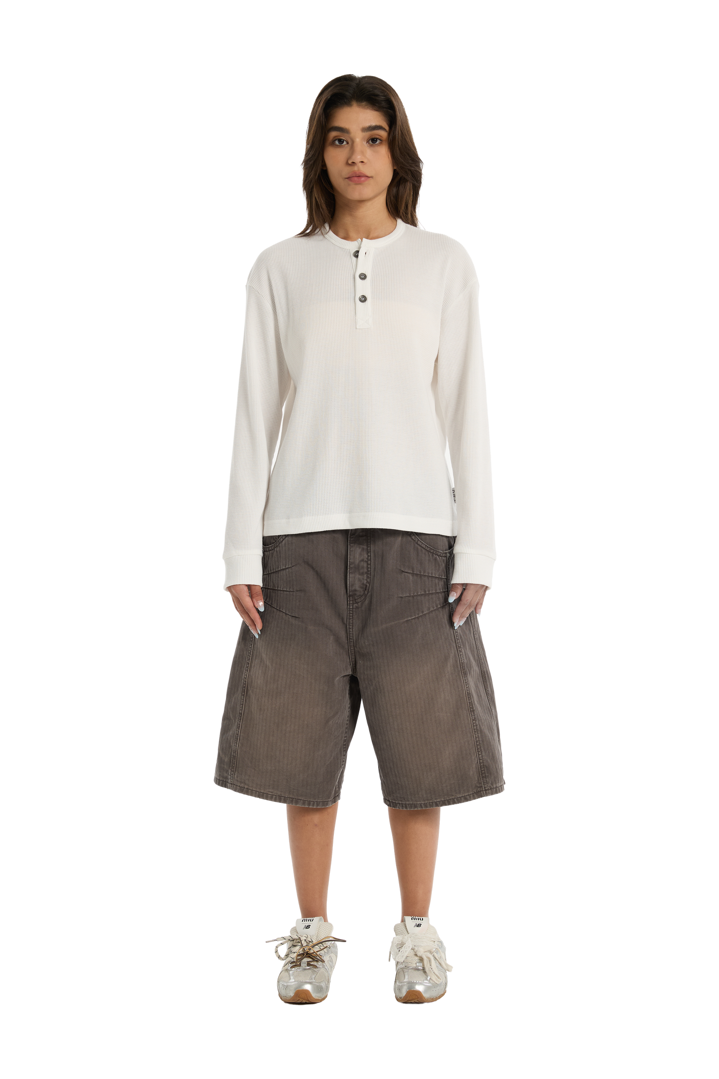 Henley Shirt White
