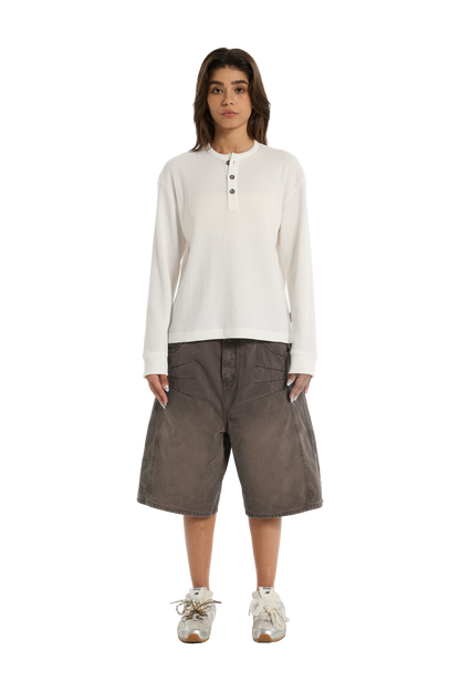Henley Shirt White