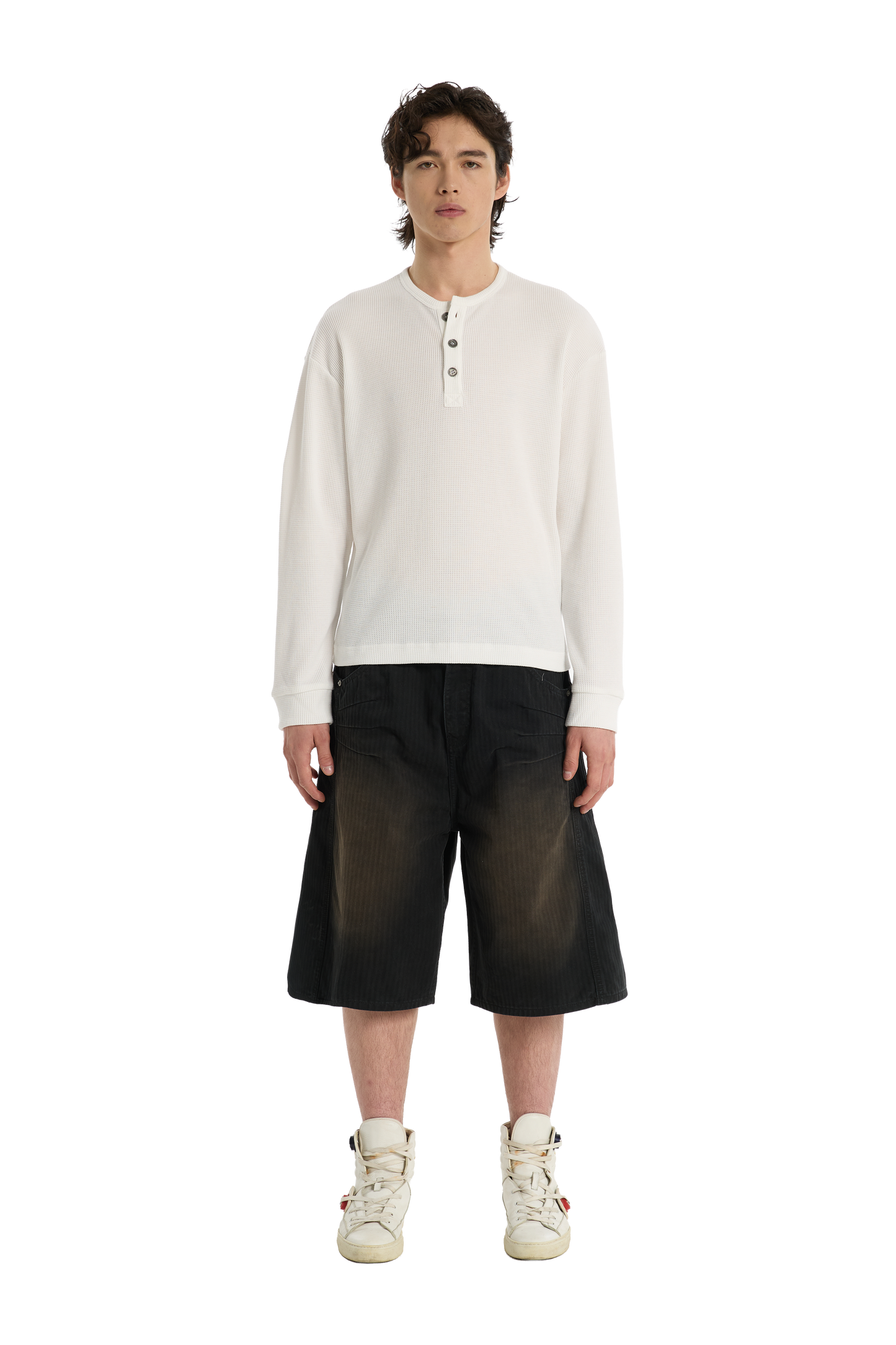 Henley Shirt White