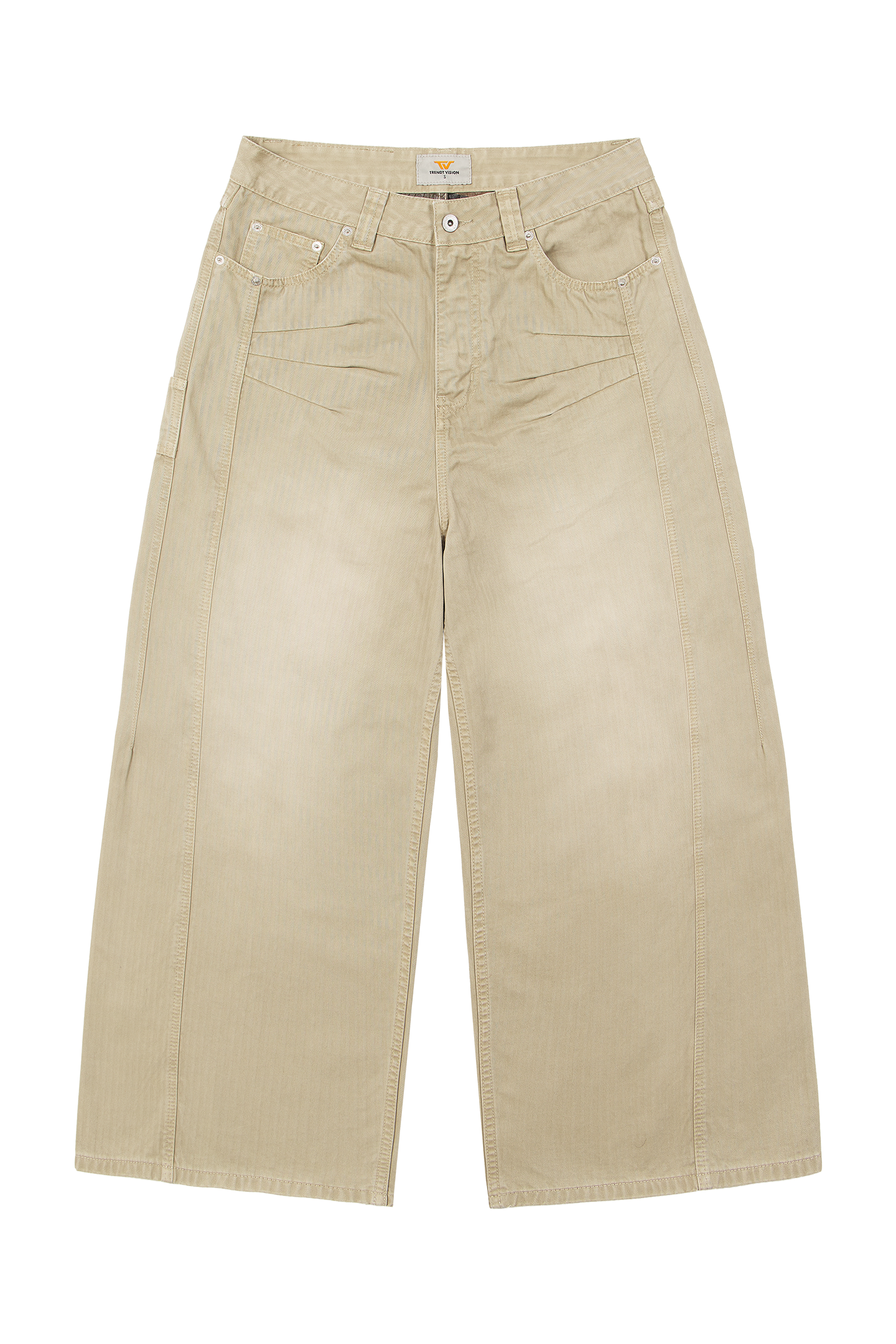 Herringbone Pants Beige PREORDER