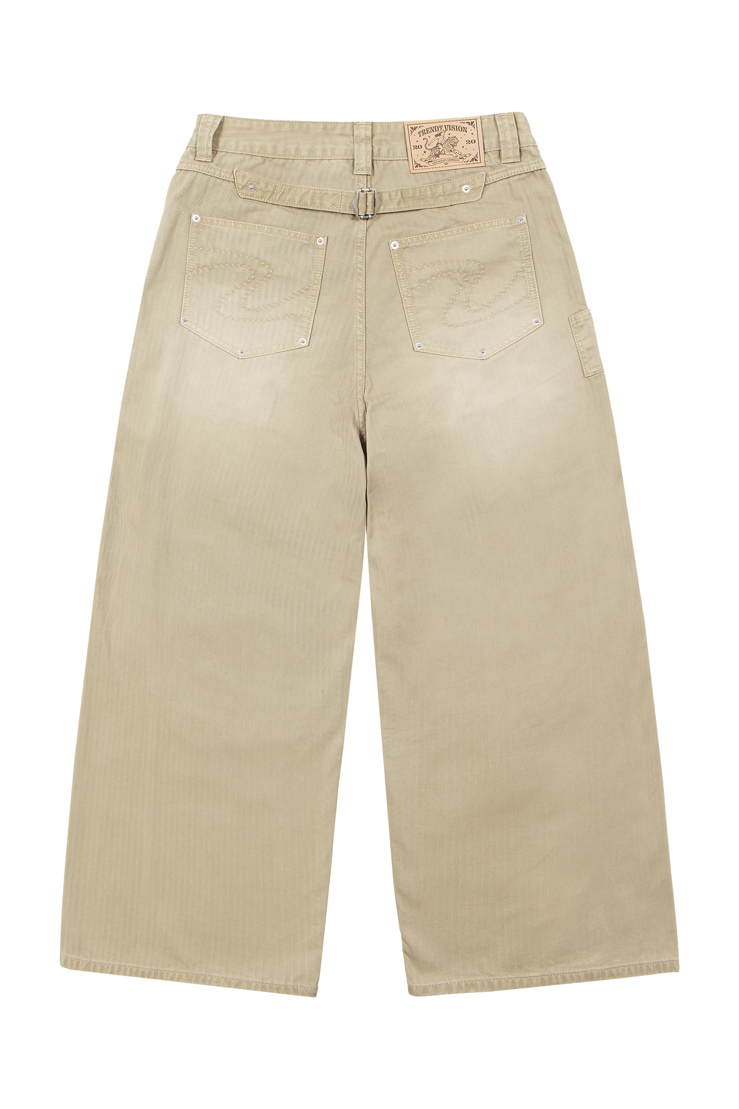 Herringbone Pants Beige PREORDER