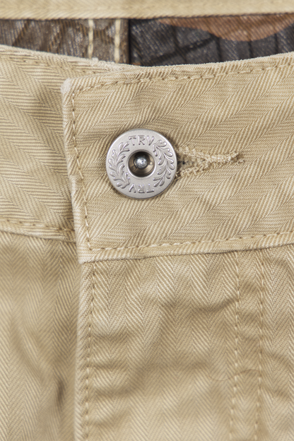 Herringbone Pants Beige PREORDER