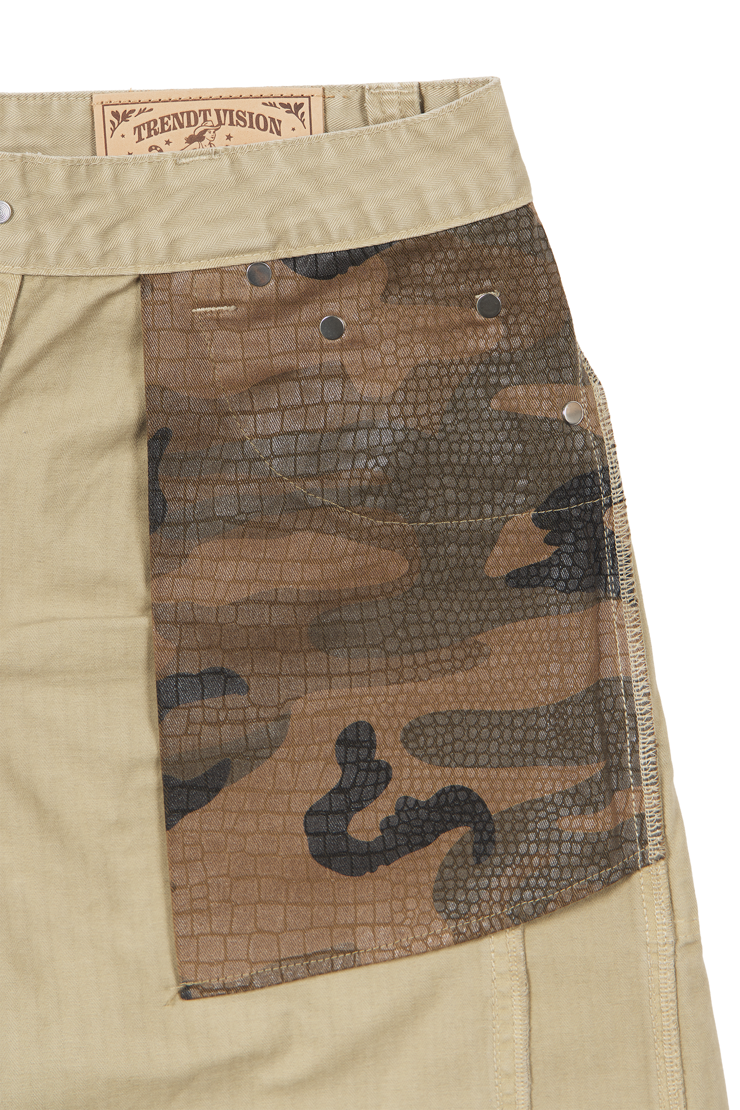 Herringbone Pants Beige PREORDER