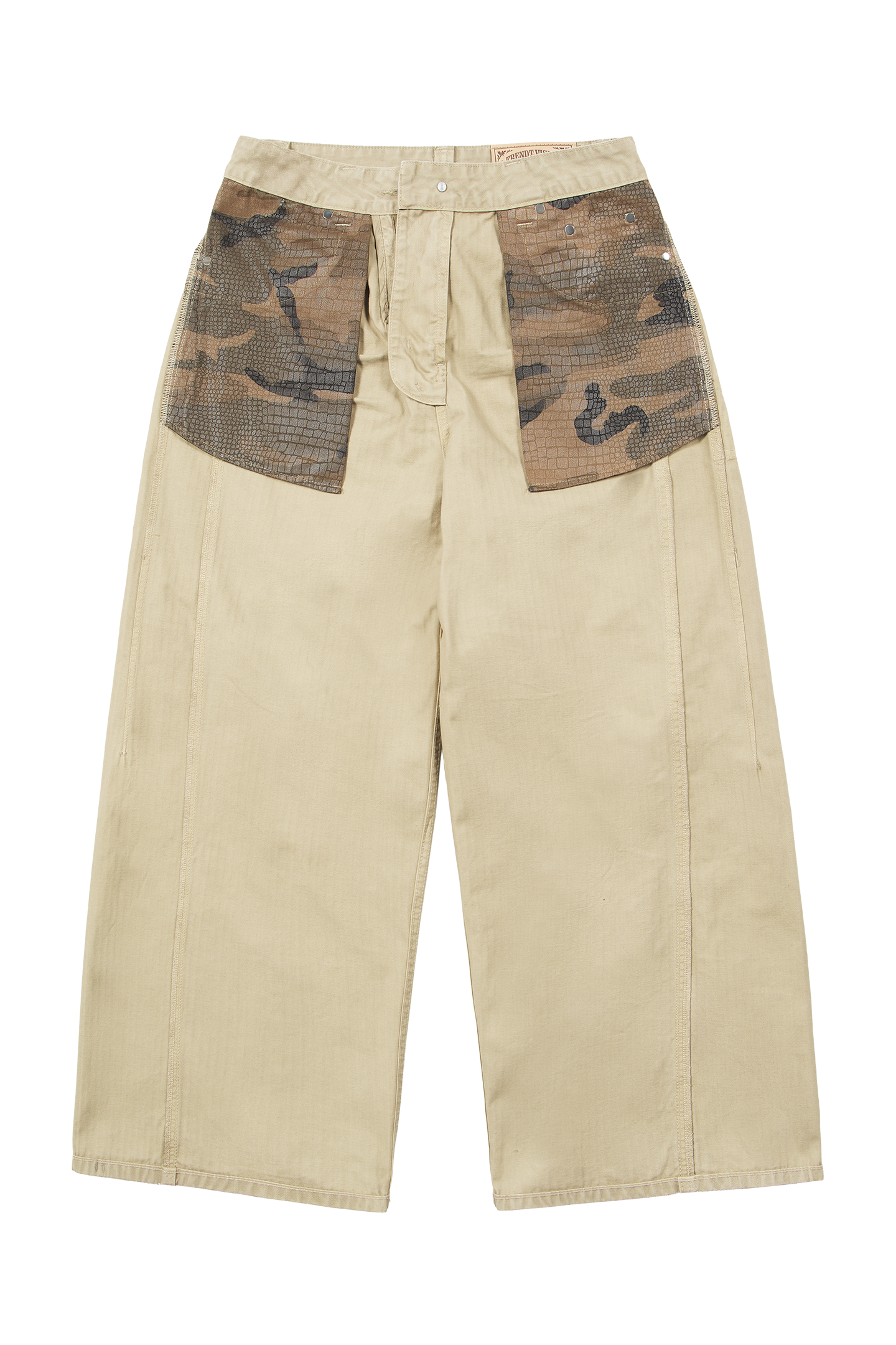 Herringbone Pants Beige PREORDER