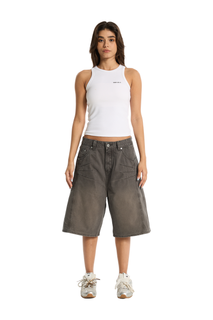 Herringbone Shorts Brown