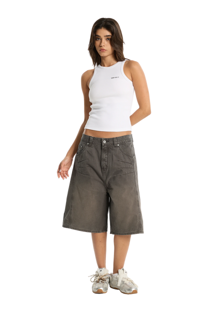 Herringbone Shorts Brown