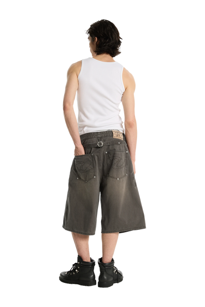 Herringbone Shorts Brown