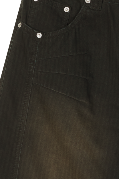 Herringbone Shorts Black