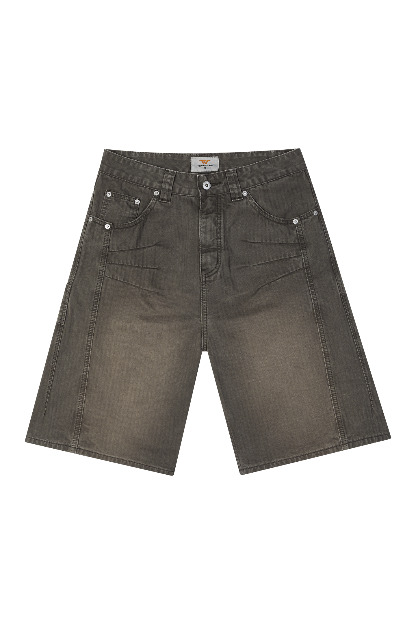 Herringbone Shorts Brown