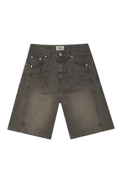Herringbone Shorts Brown