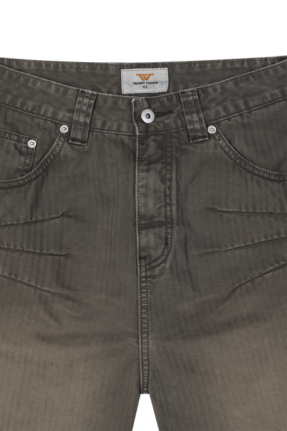 Herringbone Shorts Brown